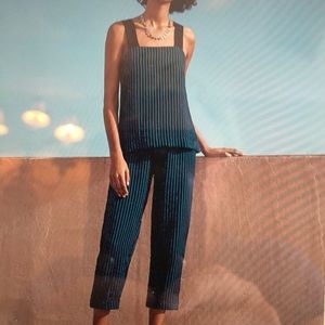 Striped pants with matching top